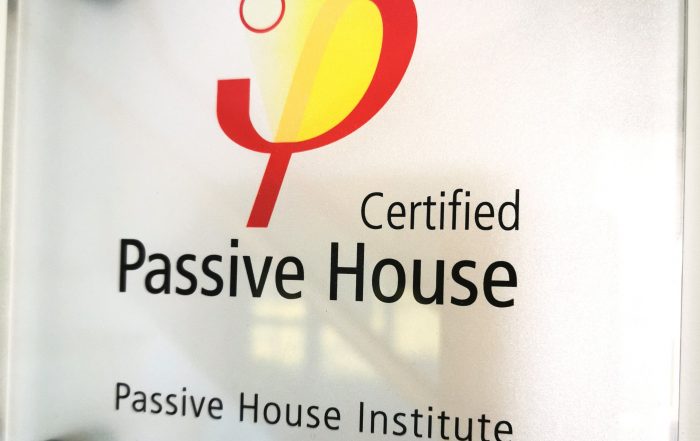 Passive house Wall plaque Certification Ireland