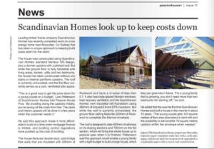 PH article issue 11, 2015: 'Scandinavian Homes look up to keep costs down'