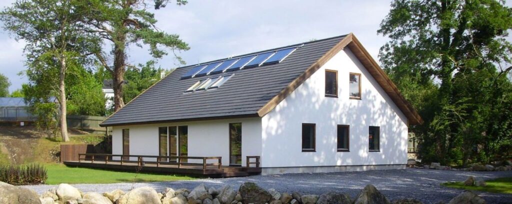 Showhouse in Galway, Ireland, the second passive house built in Ireland